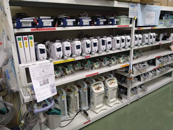 中央管理している貸出機器